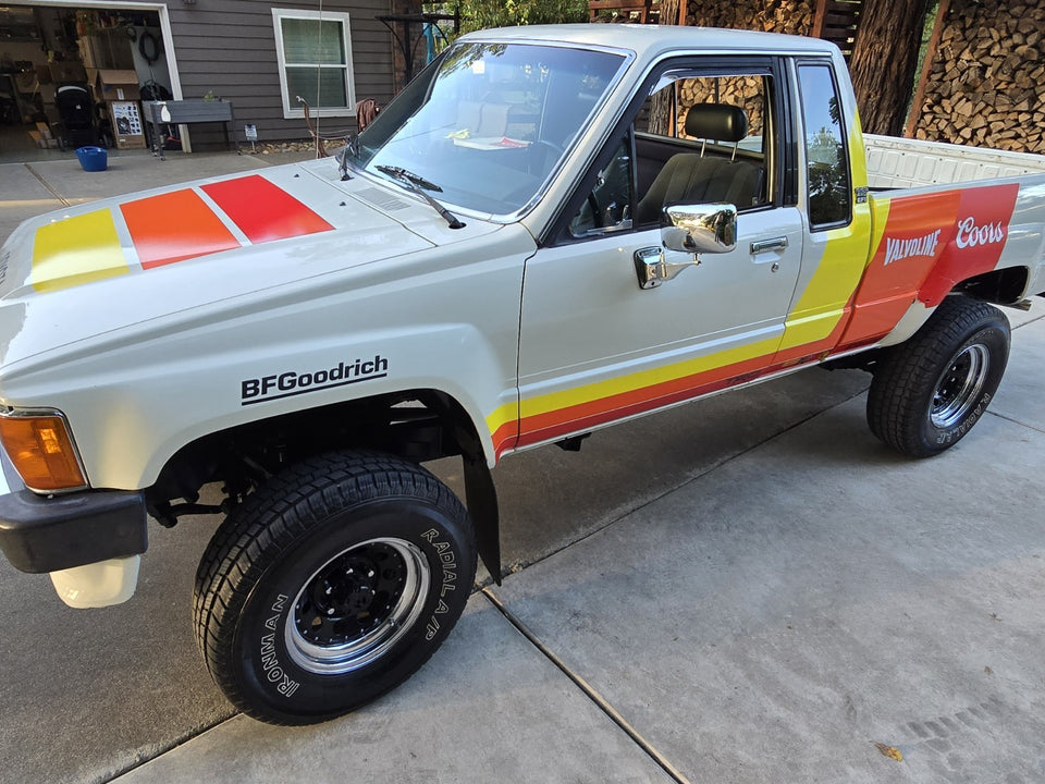 Decals Compatible with Toyota TRD pickup mk3 1991 1995 2005 truck Retro graphics Ivan Ironman Stewart livery