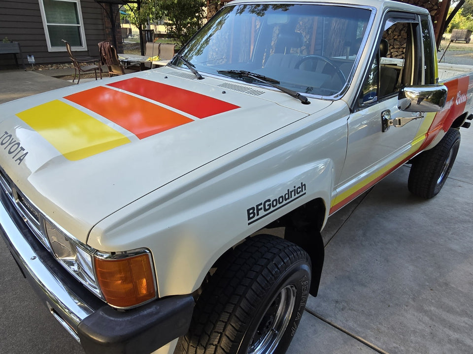 Decals Compatible with Toyota TRD pickup mk3 1991 1995 2005 truck Retro graphics Ivan Ironman Stewart livery