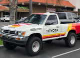 Decals Compatible with Toyota TRD pickup mk3 1991 1995 2005 truck Retro graphics Ivan Ironman Stewart livery