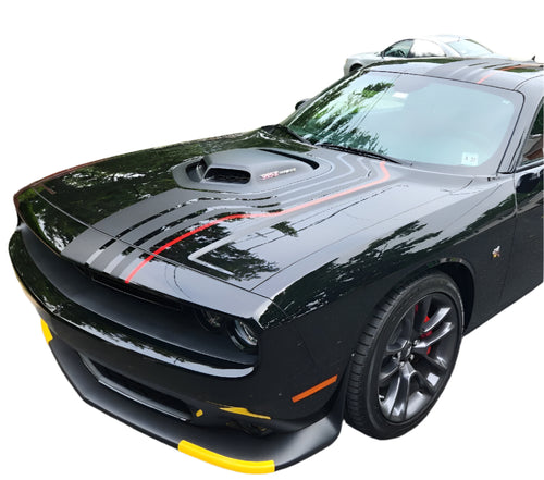 Shakedown Stripes for Dodge Challenger Decals Sticker Decal Side Door Kit scat pack