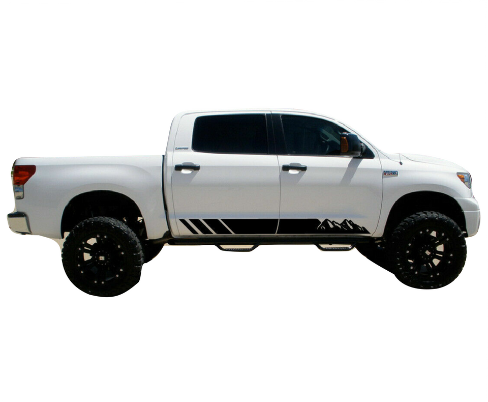 Mountain Sticker Graphic Lower Door Stripe Kit for Toyota Tundra 2000 2001 2002 2003 2004 2005 2006 2007