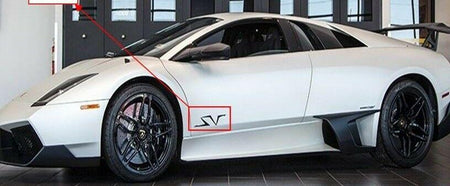 2 Sticker for Lamborghini Galardo Murcielago diablo SV bumper kit mirror LP 700
