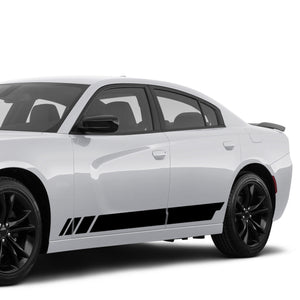 Sticker Side Door Stripes for Dodge Charger 2010 2018 SRT Hellcat SE lowers look