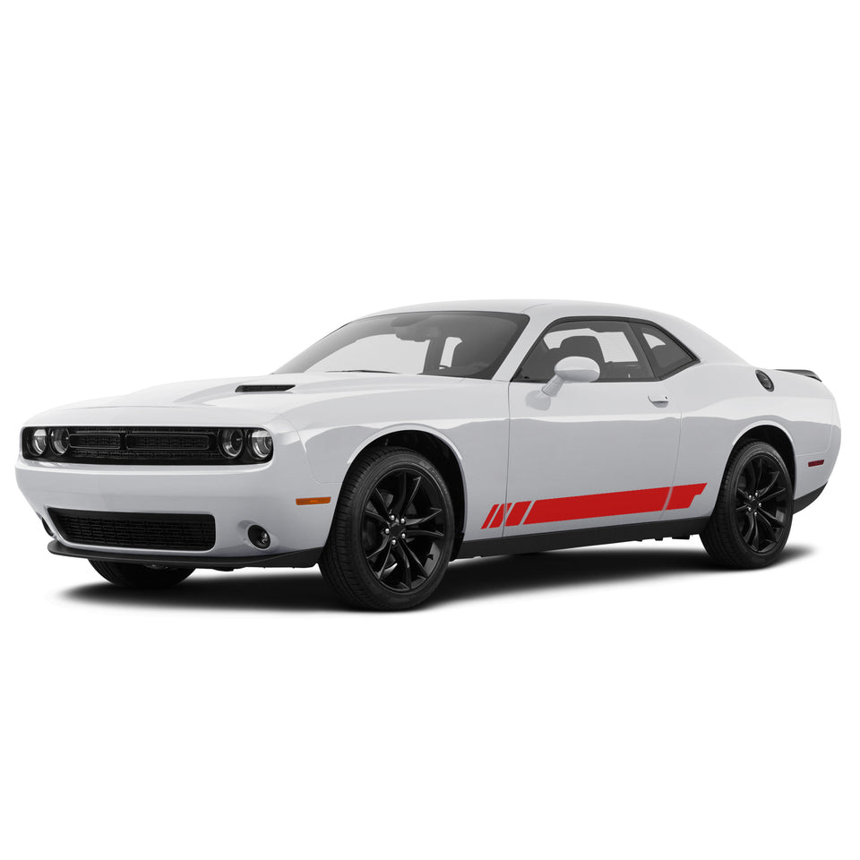 Rocker panel Ultimate Stripes for Dodge Challenger 2011 2014 2015 2017 2018 2019 2020 SRT RT Side Door