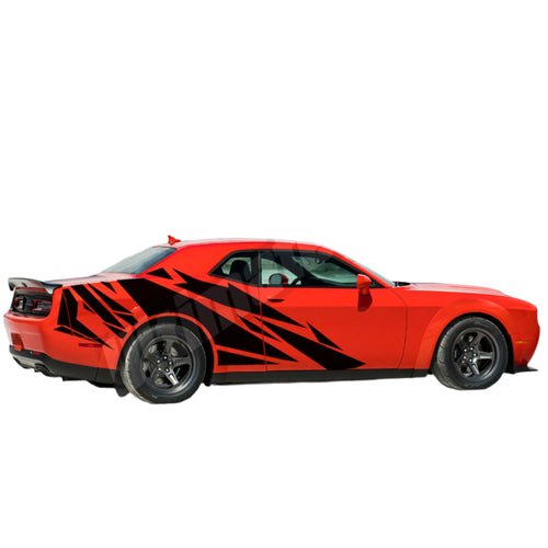 Geometric graphics shakedown Fits Dodge challenger graphics widebody super stock