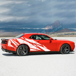 Geometric graphics shakedown Fits Dodge challenger graphics widebody super stock