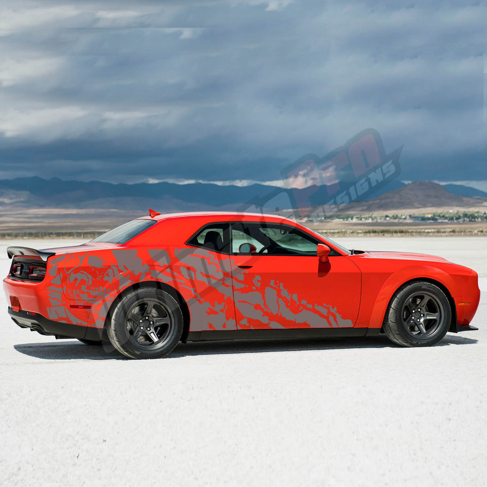 Nightmare graphics Design For Dodge Challenger r/t,stack,pack,sxt,GT,srt,Redeye,widebody