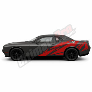 Geometric graphics shakedown Fits Dodge challenger graphics widebody super stock