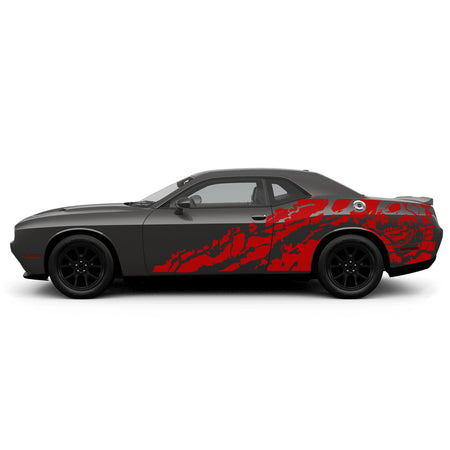 Nightmare graphics Design For Dodge Challenger r/t scatpack sxt gt srt Redeye