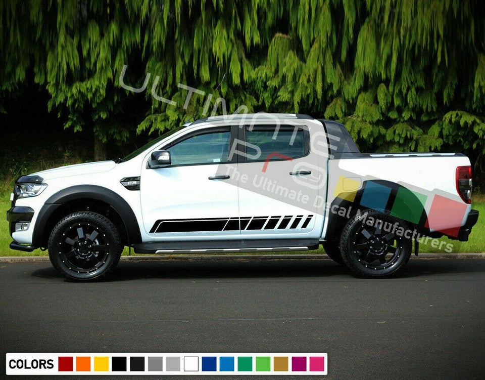 2x Decal sticker Stripe kit For Jaguar F Pace 4x4 spring sunroof 2016 2017 2018