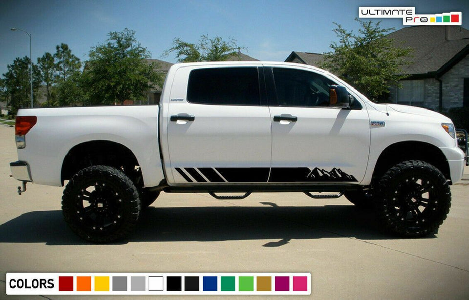 2x Decal stripe sticker kit For TOYOTA TUNDRA SR SR5 2007 2008 2009 2010 2011 2012 2013 2014 2015 2016 2017 2018 2019 2020 2021