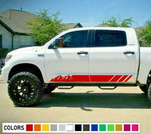 2x Decal stripe sticker kit For TOYOTA TUNDRA SR SR5 2007 2008 2009 2010 2011 2012 2013 2014 2015 2016 2017 2018 2019 2020 2021