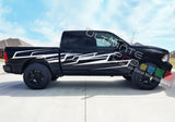 2x Side Stripe Decal Sticker Kit for Dodge Ram 4x4 Lifted wrap 2015 - 2018 2019 - 2023