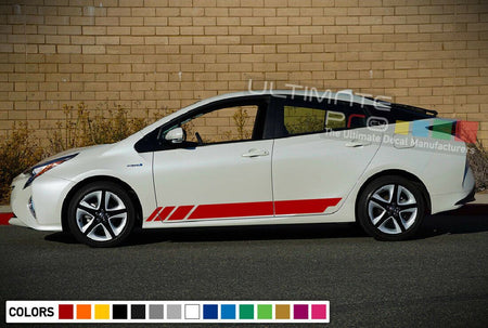 2x Side Stripe Decal Sticker Kit for Toyota Prius Sport Roof 2015 - 2018 Racing