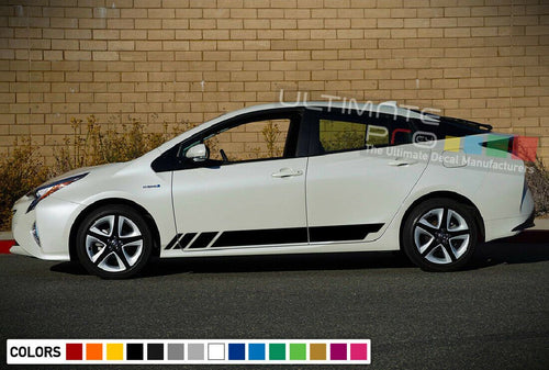 2x Side Stripe Decal Sticker Kit for Toyota Prius Sport Roof 2015 - 2018 Racing
