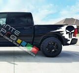 2x Side Stripes Sticker Kit for Dodge Ram design Punisher Wrap Bed 2006 till present model