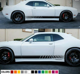 Racing Daytona Sticker Decal Side Door Stripe Kit for Dodge Challenger RT Sport 2011+