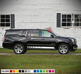 2x Sticker Decal Vinyl Side Door Finishing Stripes for GMC Yukon LED Lights Body