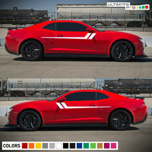 HOCKEY STRIPES FOR CHEVROLET CAMARO SS ZL1 3LT 1SS MIRROR DECAL 2010 2020 2022