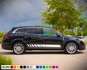 2x Sticker Graphic Decal Stripe Kit for Lincoln MKT SUV Turbo Light Trim Door