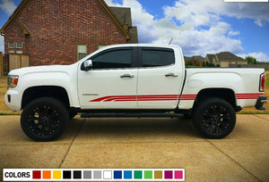 2x Wrap Decal Stripes Vinyl Sticker Kit for GMC Canyon 4x4 Lifted all Gen 4x4