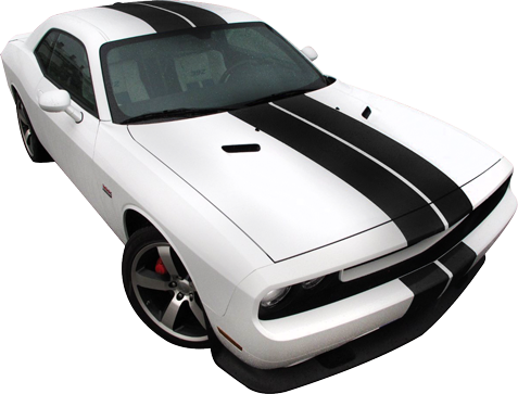 Rally Stripes Kit for Dodge challenger SRT 2009 2008 2010 2011 2012 2013 2014 2015