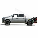 4x4 Decal Sticker Graphic Side Bed off road Stripes for Dodge Ram Crew Cab 1500