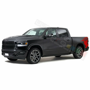 4x4 Decal Sticker Graphic Side Bed off road Stripes for Dodge Ram Crew Cab 2500