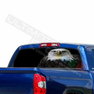 Eagles Decals Window See Thru Stickers Perforated for Toyota Tundra 2016 2017