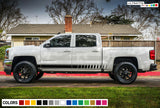 Sticker decal for Chevrolet Silverado Cover bumper stripe third generation 2014