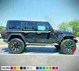 Stripes for Jeep Wrangler lift JK JL Rubicon limited Freedom Sport mirror Decal