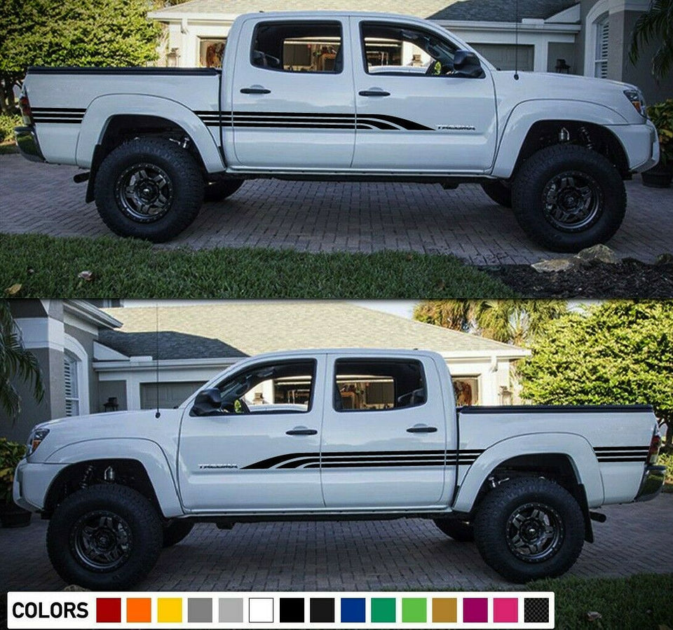 Decal Sticker stripe For Toyota Tacoma Mirror 2016 2017 2018 2019 off road Vinyl