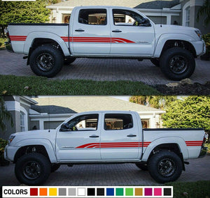 Decal Sticker stripe For Toyota Tacoma Mirror 2016 2017 2018 2019 off road Vinyl