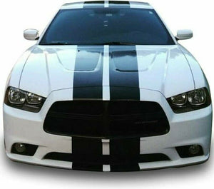 Rally Racing Graphic Stripes Kit for Dodge Charger SRT LX 2009 2010 2011 2012 2013 2014 2015 rt