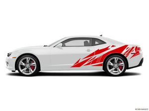 Geometric Design sticker for Chevrolet Camaro SS 2010 2019 2020 rear end wide