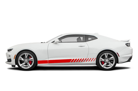 Decal Sticker Body rocker panel stripes skirt For Chevrolet Camaro 2010 -present