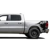 4x4 Decal Sticker Graphic Side Bed off road Stripes for Dodge Ram Crew Cab 2500