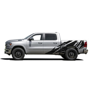 Geometric Decal Sticker Pattern Tailgate Graphic Bed Dodge Ram Regular Cab1500 Regular Crew Cab