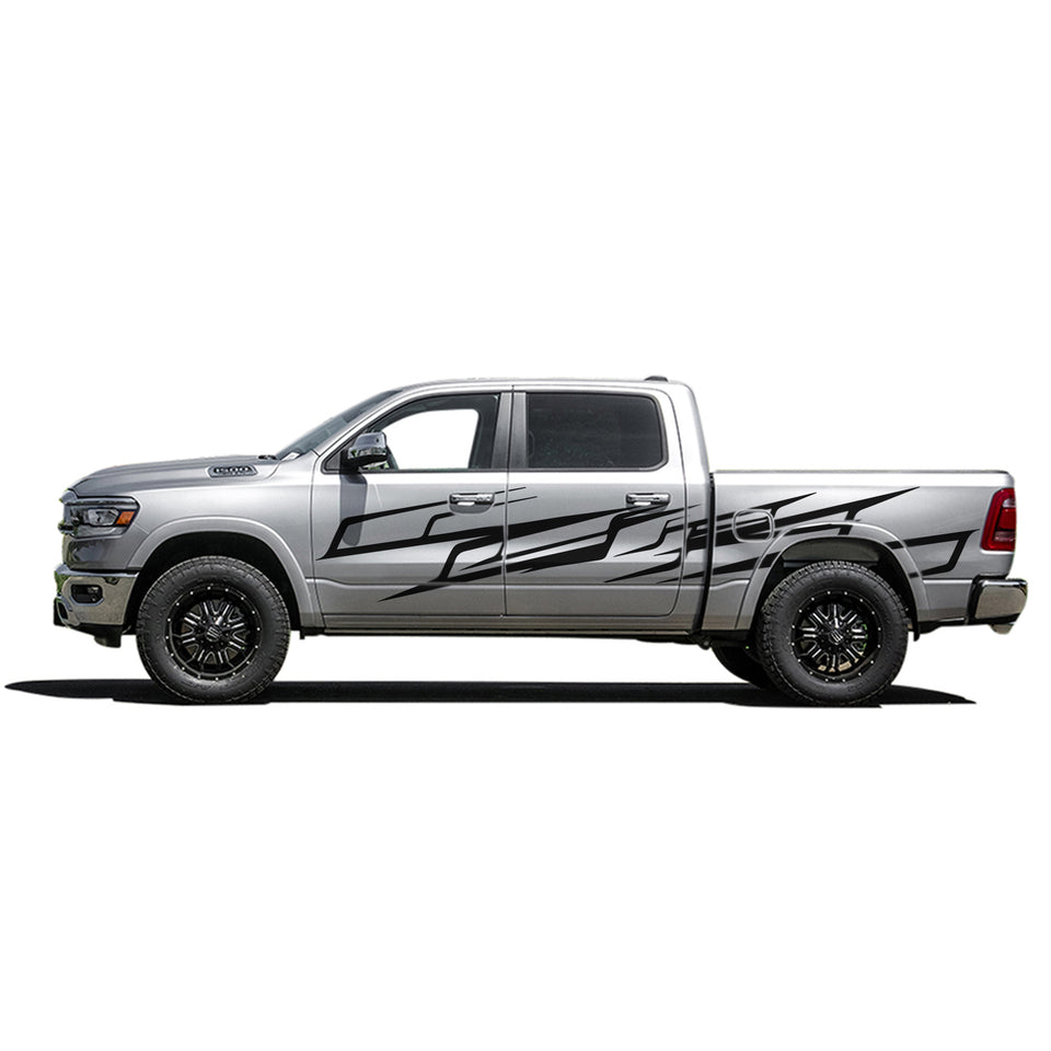 Underground theme Stripe Decal Sticker Kit for Dodge Ram SRT 4x4 Lifted wrap 2008-2015 - 2018 - 2023