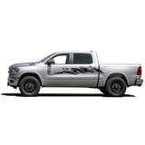 Decal Sticker Graphic Surf  Brush Side for Dodge Ram Cab Crew 1500 SRT8 RT 150