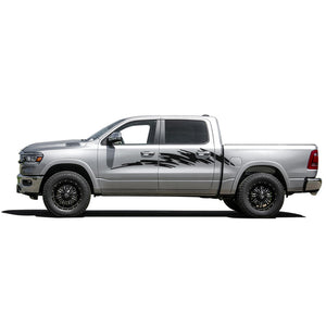 Decal Sticker Graphic Splash Brush Side for Dodge Ram Cab Crew 2500 SRT8 RT 150