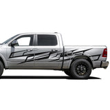 Underground design wrap brash Side Doors Stripes Wrap Decal Sticker for Dodge Ram Crew Cab 2500