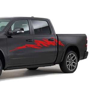 Decal Sticker Graphic Splash Brush Side for Dodge Ram Cab Crew 2500 SRT8 RT 150