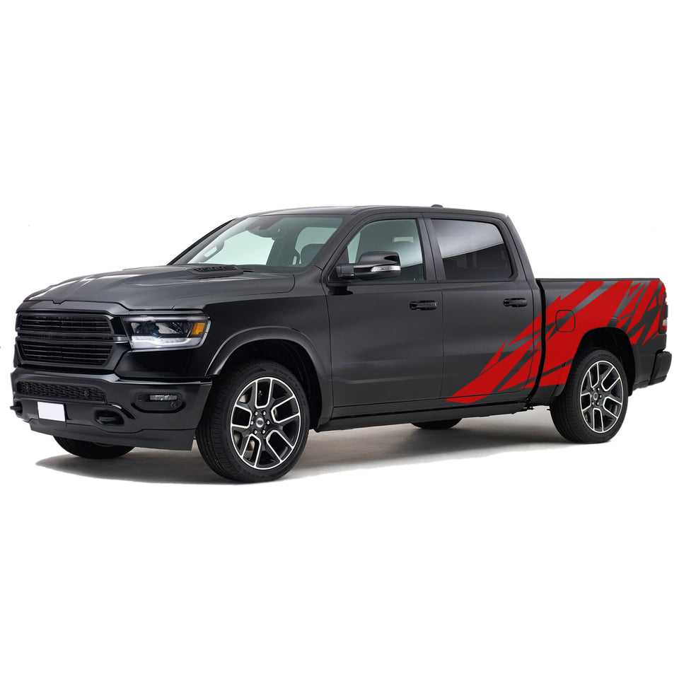 Geometric Decal Sticker Pattern Tailgate Graphic Bed Dodge Ram Regular Cab1500 Regular Crew Cab