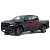 Decal Sticker Graphic Splash Brush Side for Dodge Ram Cab Crew 2500 SRT8 RT 150