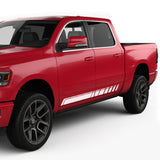 Side Doors Stripes Racing Sport Wrap Decal Sticker for Dodge Ram Quad Cab 2500