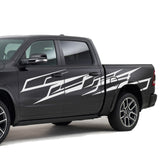 Underground design wrap brash Side Doors Stripes Wrap Decal Sticker for Dodge Ram Crew Cab 2500