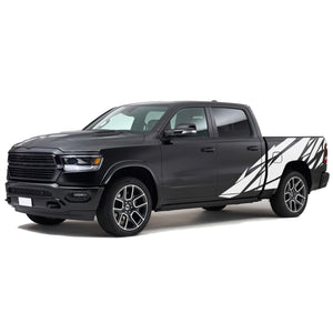 Geometric Decal Sticker Pattern Tailgate Graphic Bed Dodge Ram Regular Cab1500 Regular Crew Cab