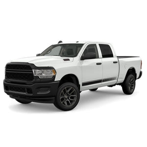 Side Stripe for Dodge Ram 1500 2500 cover door graphic top Chrome hitch 2015 bar