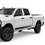 Side Doors Stripes Racing Sport Wrap Decal Sticker for Dodge Ram Crew Cab 2500